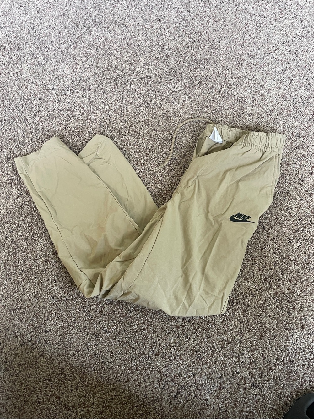 Nike Men’s Tan Windbreaker Golf Pants